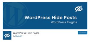 WordPress Hide Posts 隱藏文章外掛，從網誌首頁或 RSS 隱藏發文