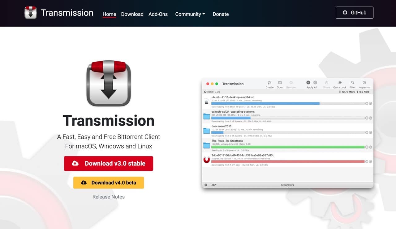 Transmission 在 Mac 下載 BT、磁力連結工具，節省資源無廣告