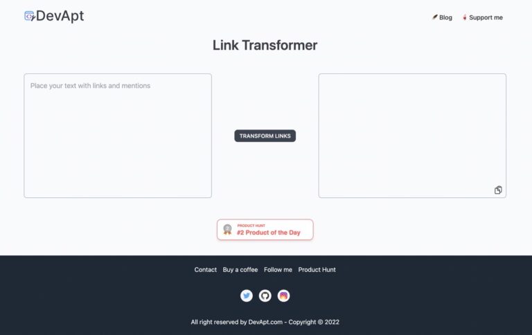 Link Transformer 將超連結轉為純文字，分享社群平台不降低曝光率