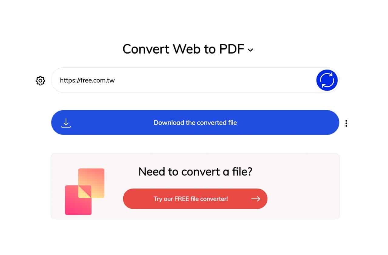 Web2pdfconvert