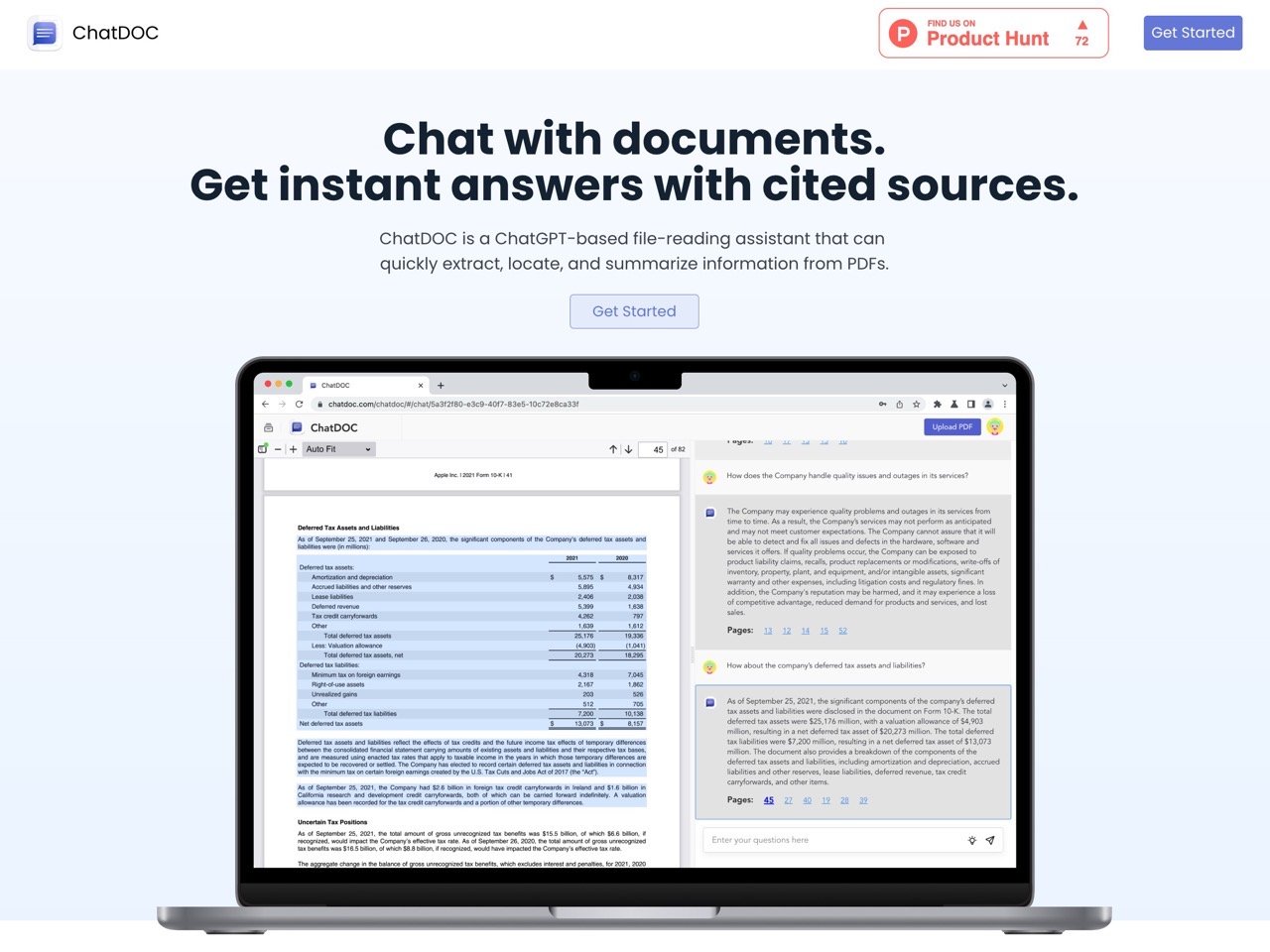 ChatDOC 基於 ChatGPT 文件閱讀助手，提升閱讀和學習效率