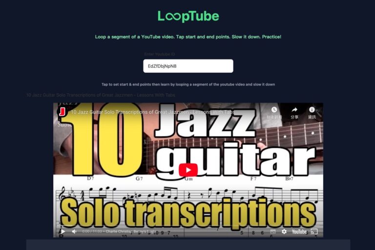 如何使用 LoopTube 自動重播和調整 YouTube 影片特定段落的播放速度？