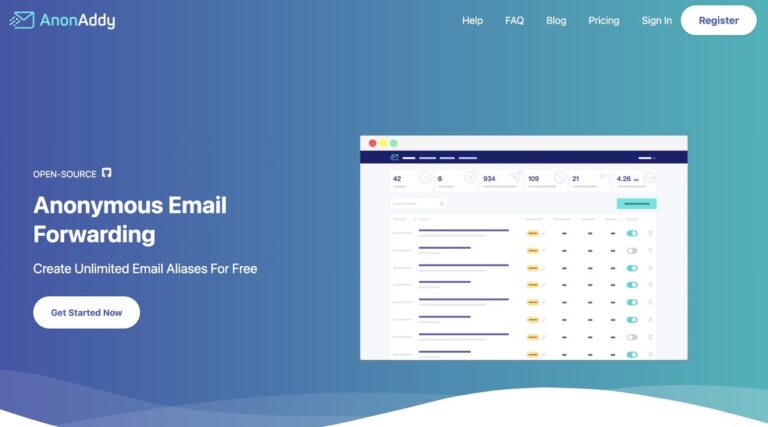AnonAddy 匿名電子郵件轉寄服務，保護真實身份並強化隱私