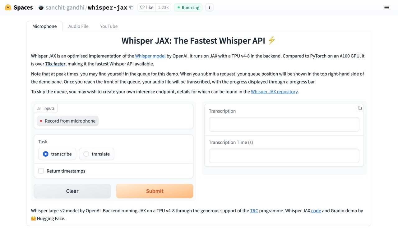 Whisper JAX：影片聲音轉文字工具，支援繁體中文且速度超快