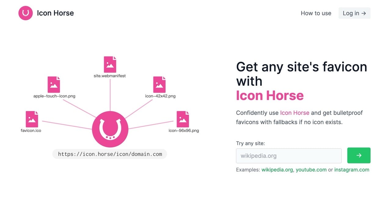 Icon Horse 輕鬆製作與轉換網站標誌 Favicon 為固定連結