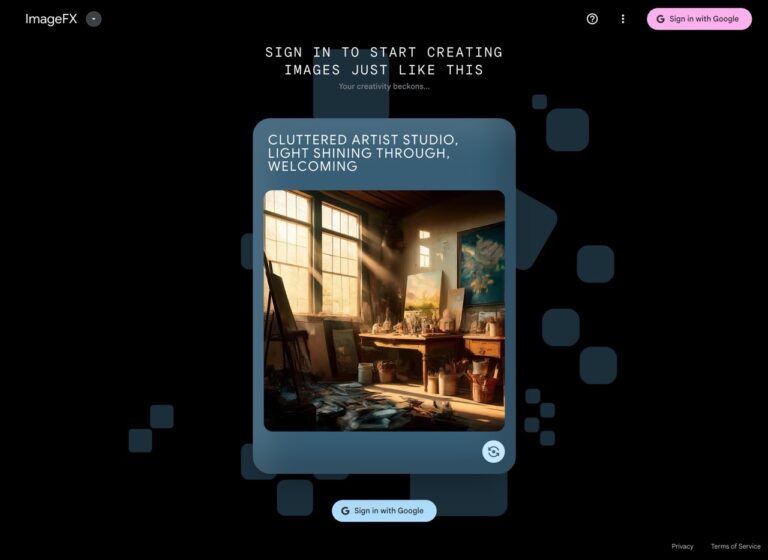 Google ImageFX 圖片生成器：用自然語言描述快速產生圖片