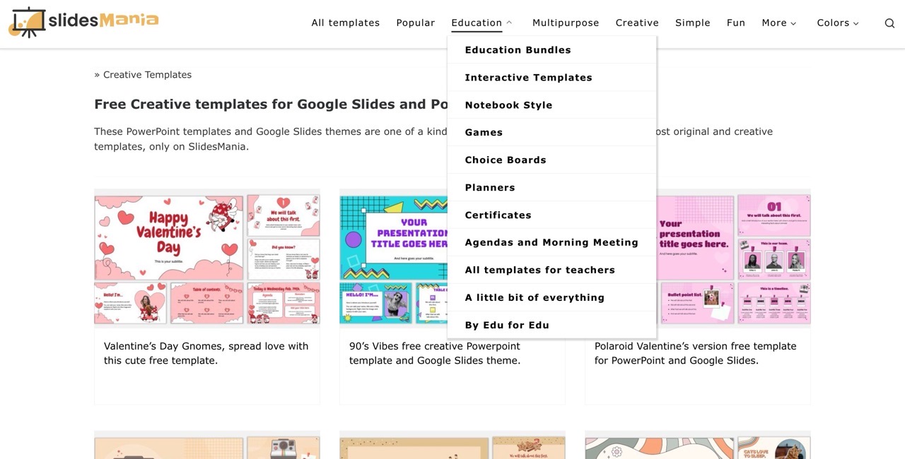 SlidesMania 免費 PowerPoint 範本、Google 簡報模板下載
