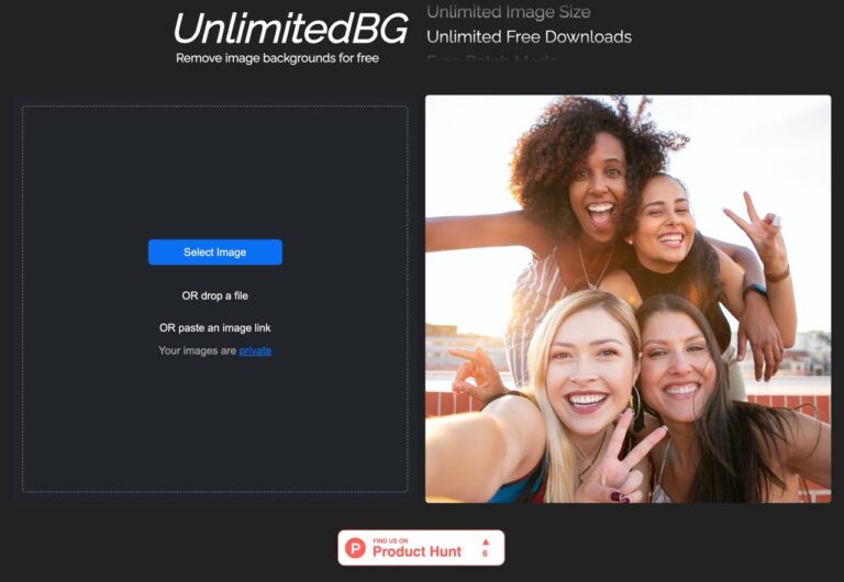 UnlimitedBG 以 AI 快速去除圖片背景，支援批次編輯、無檔案大小限制