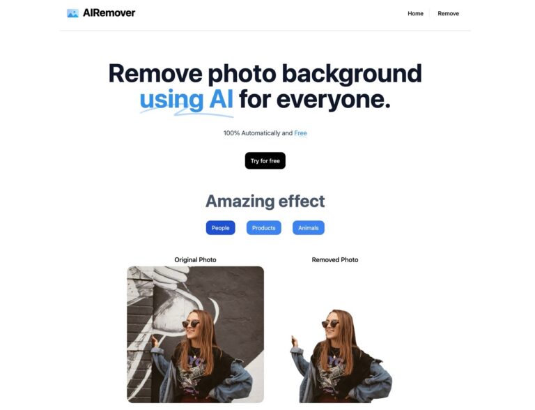 AI 去背工具推薦！AIRemover 免費線上快速去背，3 秒搞定