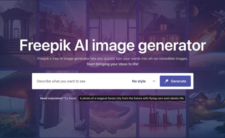 Freepik 圖片生成工具：免費 AI 畫圖，輕鬆生成獨特圖片
