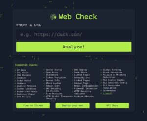 Web-Check：一站式網站分析工具，查詢網站 IP、伺服器、SSL、網域名稱等各項資訊