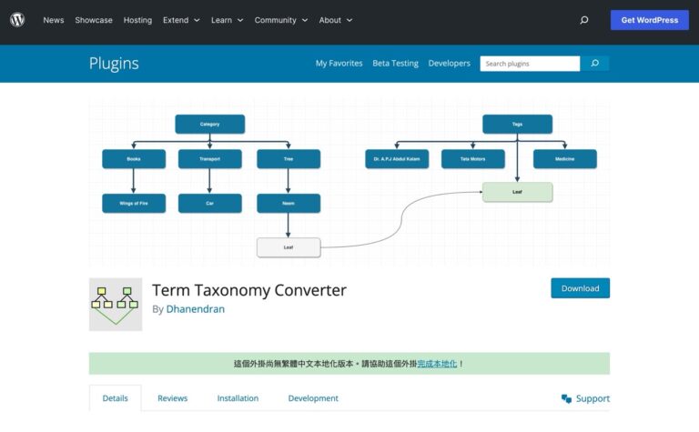 WordPress 分類標籤轉換外掛：Term Taxonomy Converter 最佳選擇