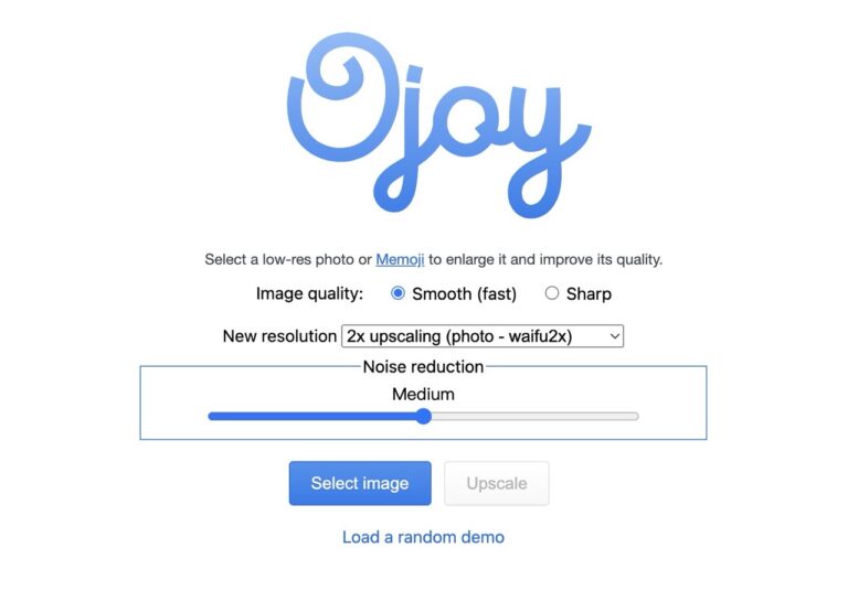 Ojoy 利用 JavaScript 和 AI 技術提升圖片畫質