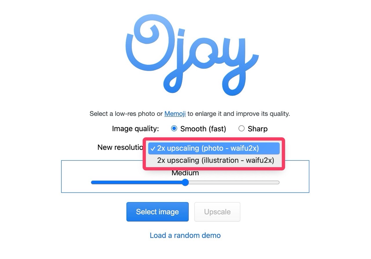 Ojoy 利用 JavaScript 和 AI 技術提升圖片畫質