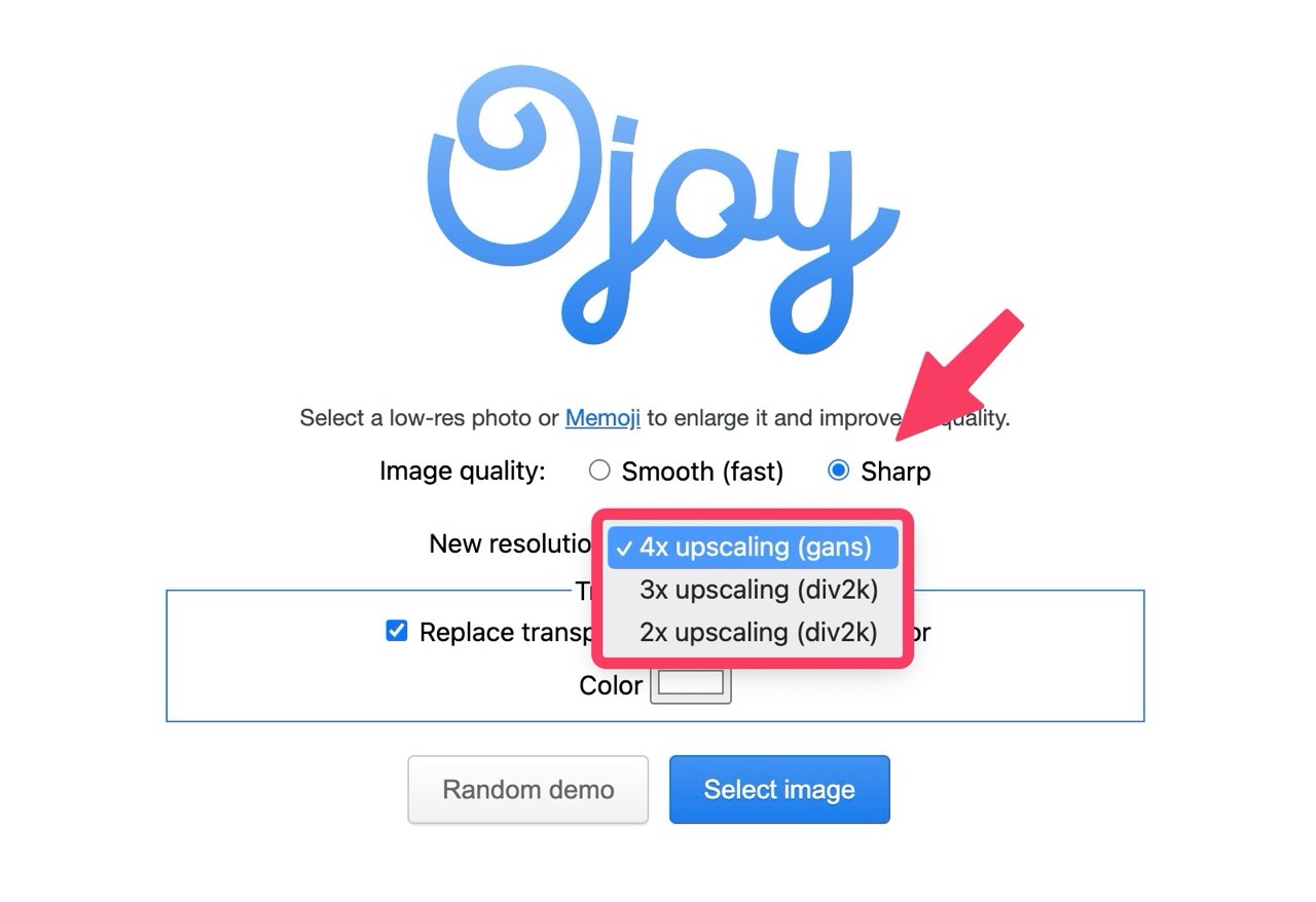 Ojoy 利用 JavaScript 和 AI 技術提升圖片畫質