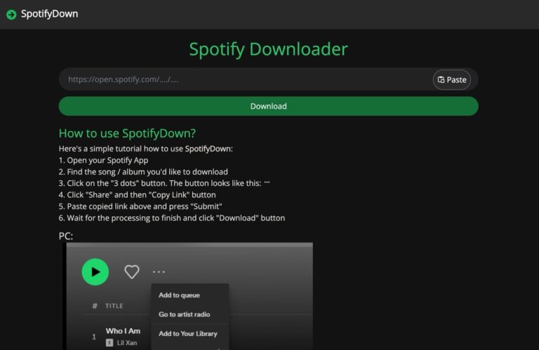 SpotifyDown：將 Spotify 音樂轉換為高音質 MP3 下載