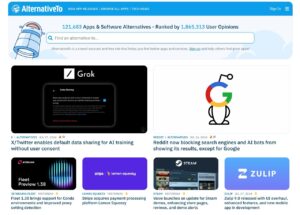 AlternativeTo：探索超過 12 萬個軟體與應用程式的免費替代方案