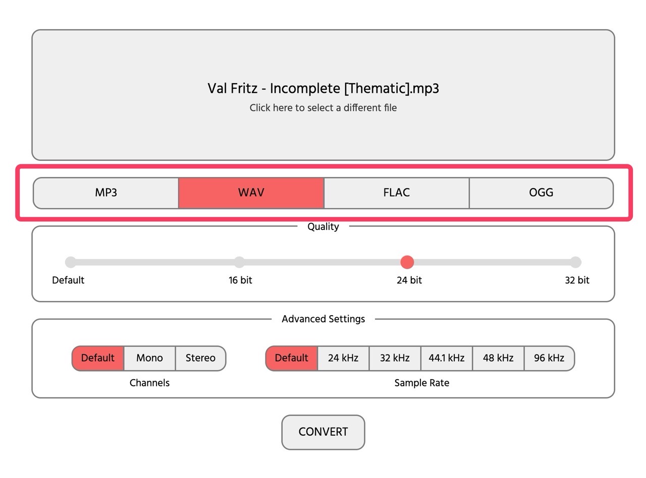 Online Audio Converter