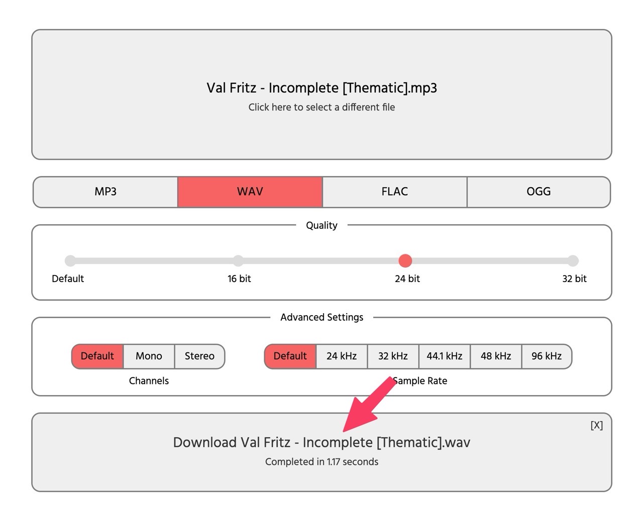 Online Audio Converter