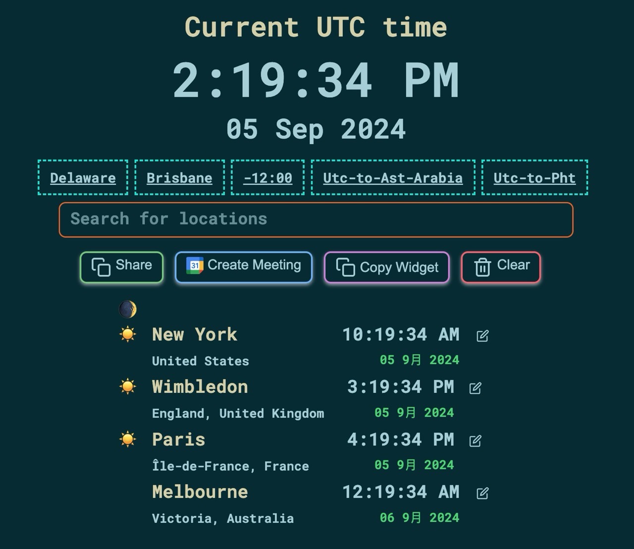 Currenttimeutc 5.