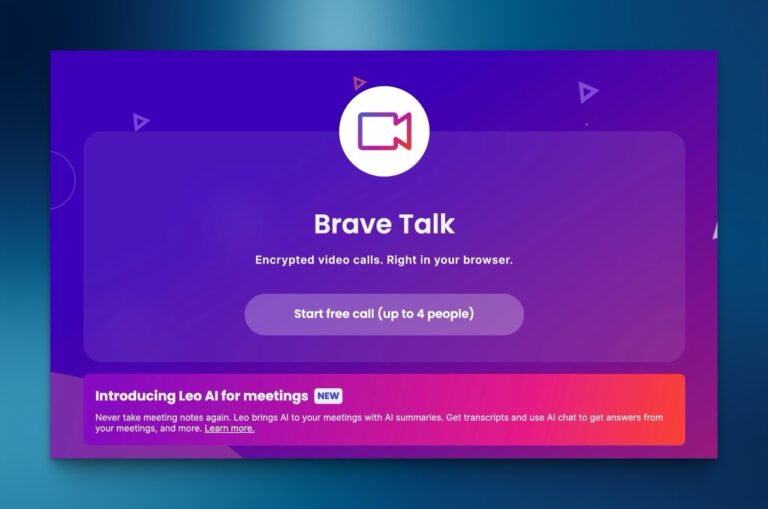 Brave Talk：安全隱私的免費視訊會議服務，免下載安裝軟體