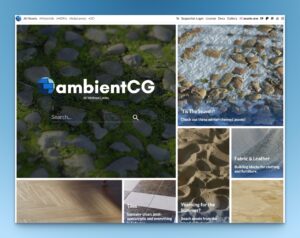 ambientCG：免費下載高品質紋理、材質與 3D 模型，CC0 授權使用