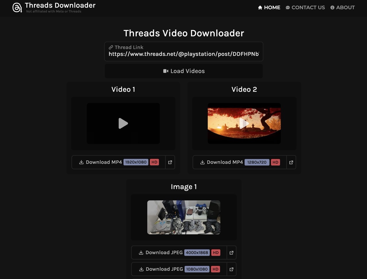 Threads downloader com 4.