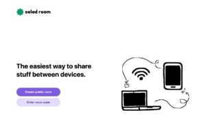 Salad Room：免費跨裝置檔案與訊息傳輸工具，無需註冊立即使用