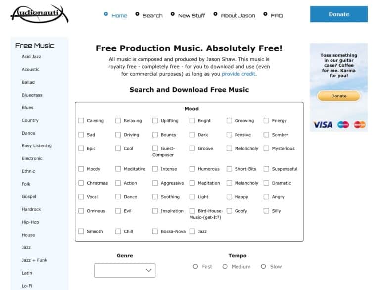 AudionautiX：免費免版稅音樂下載，CC BY 4.0 授權可商用