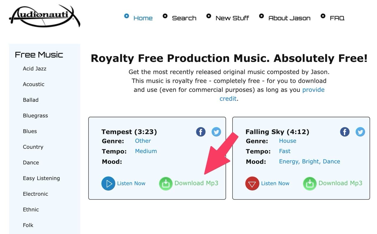 Audionautix free production music 3.