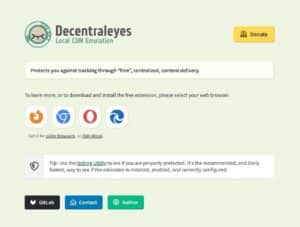 Decentraleyes：提升網頁載入速度與隱私保護，內建 Javascript 函式庫取代第三方 CDN