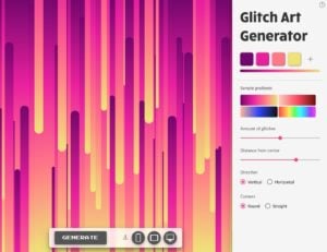Glitch Art Generator：線上故障藝術產生器，簡單快速製作 Glitch 風格桌布