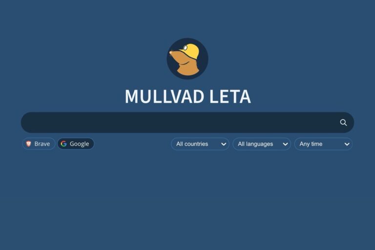 Mullvad Leta 搜尋引擎：極致隱私、無廣告體驗，整合兩大搜尋引擎