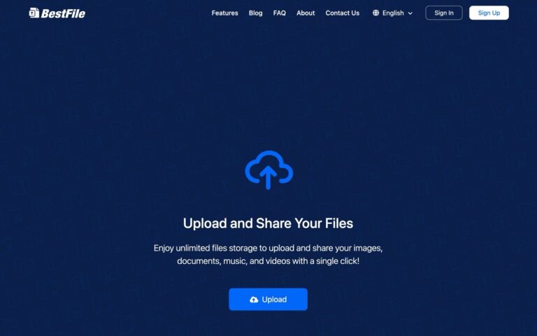 BestFile 免費檔案分享：快速簡單上傳，免註冊支援 2GB 檔案
