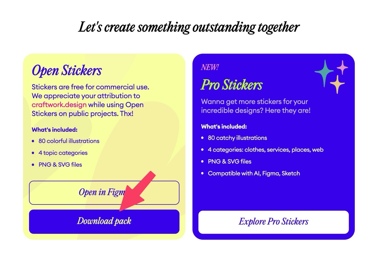Open Stickers