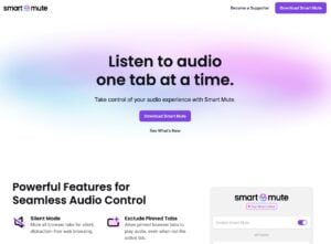 Smart Mute：自動靜音分頁！免費 Chrome 擴充功能提升音樂體驗