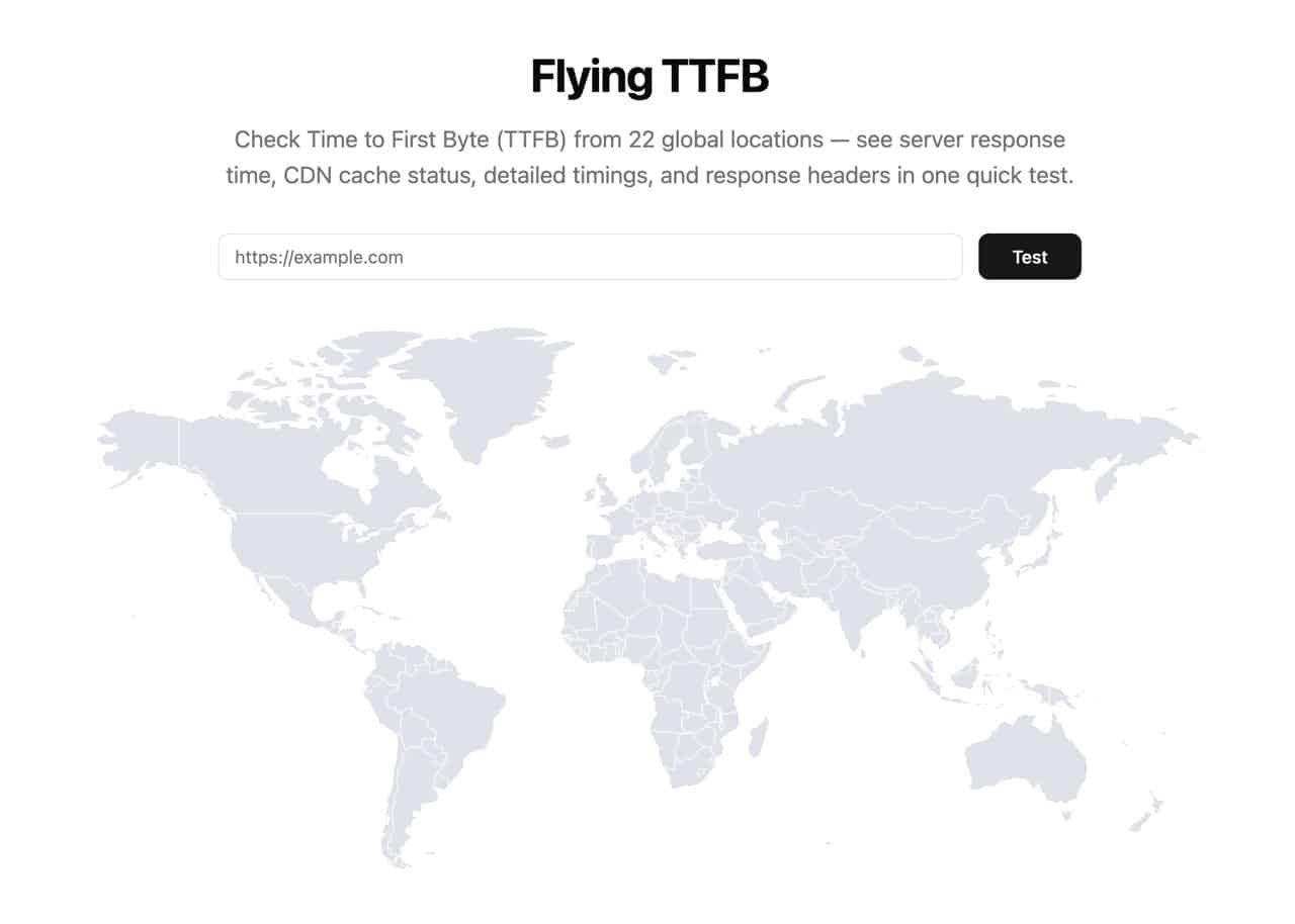 Flying TTFB