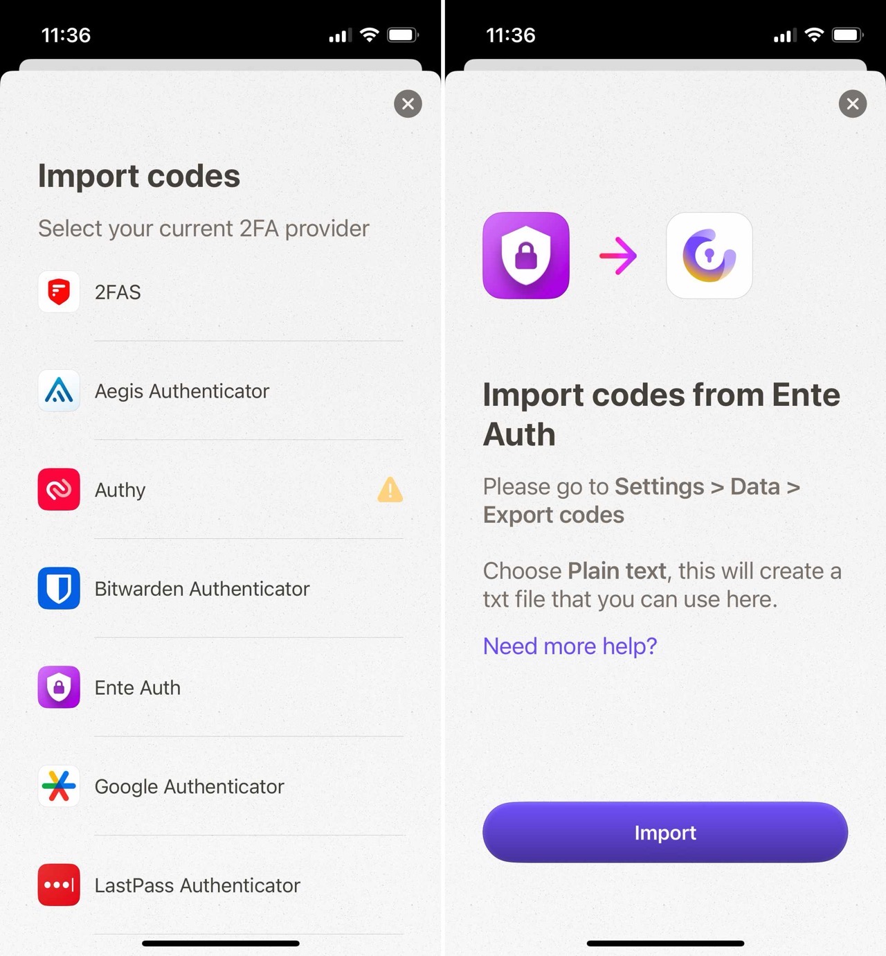 Proton Authenticator