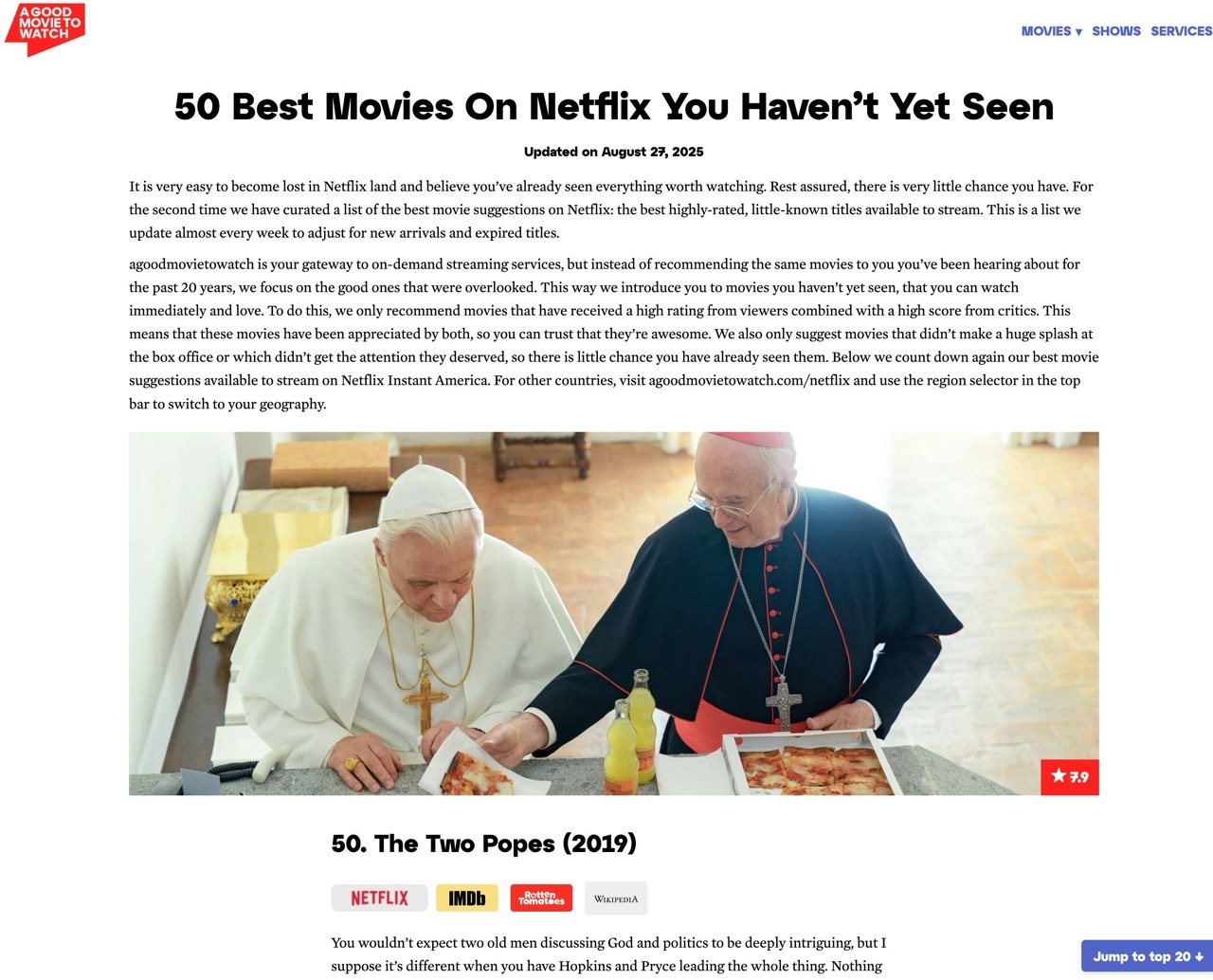 A Good Movie to Watch