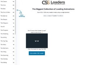CSS Loaders：超過 600 個單一元素 CSS 載入動畫免費合集