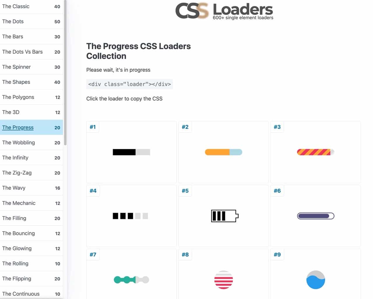CSS Loaders