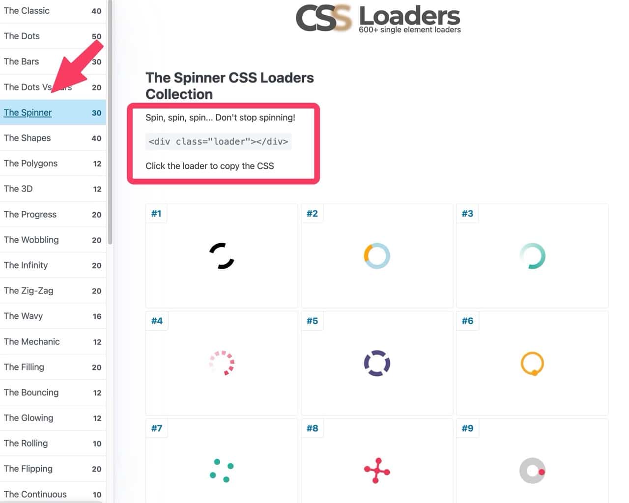 CSS Loaders