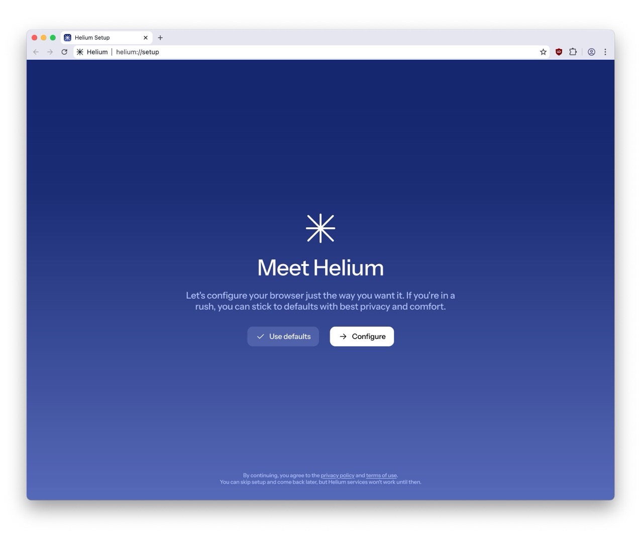Helium Browser