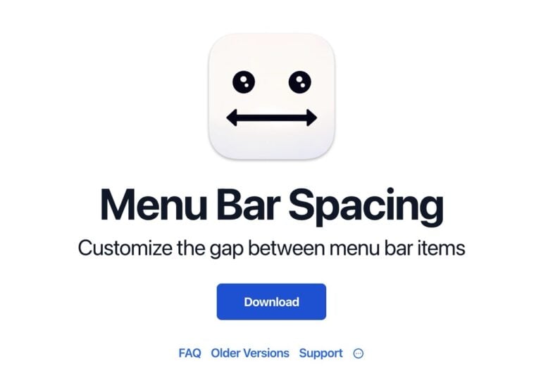 Menu Bar Spacing：自訂選單列間距免費工具（macOS 15+）