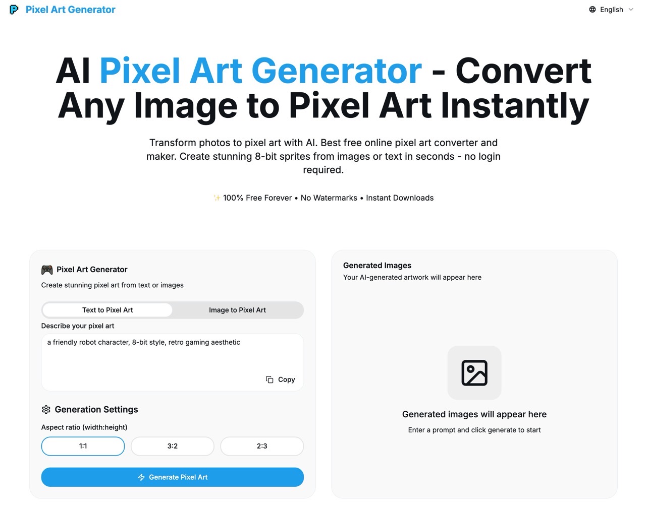 Pixel Art Generator