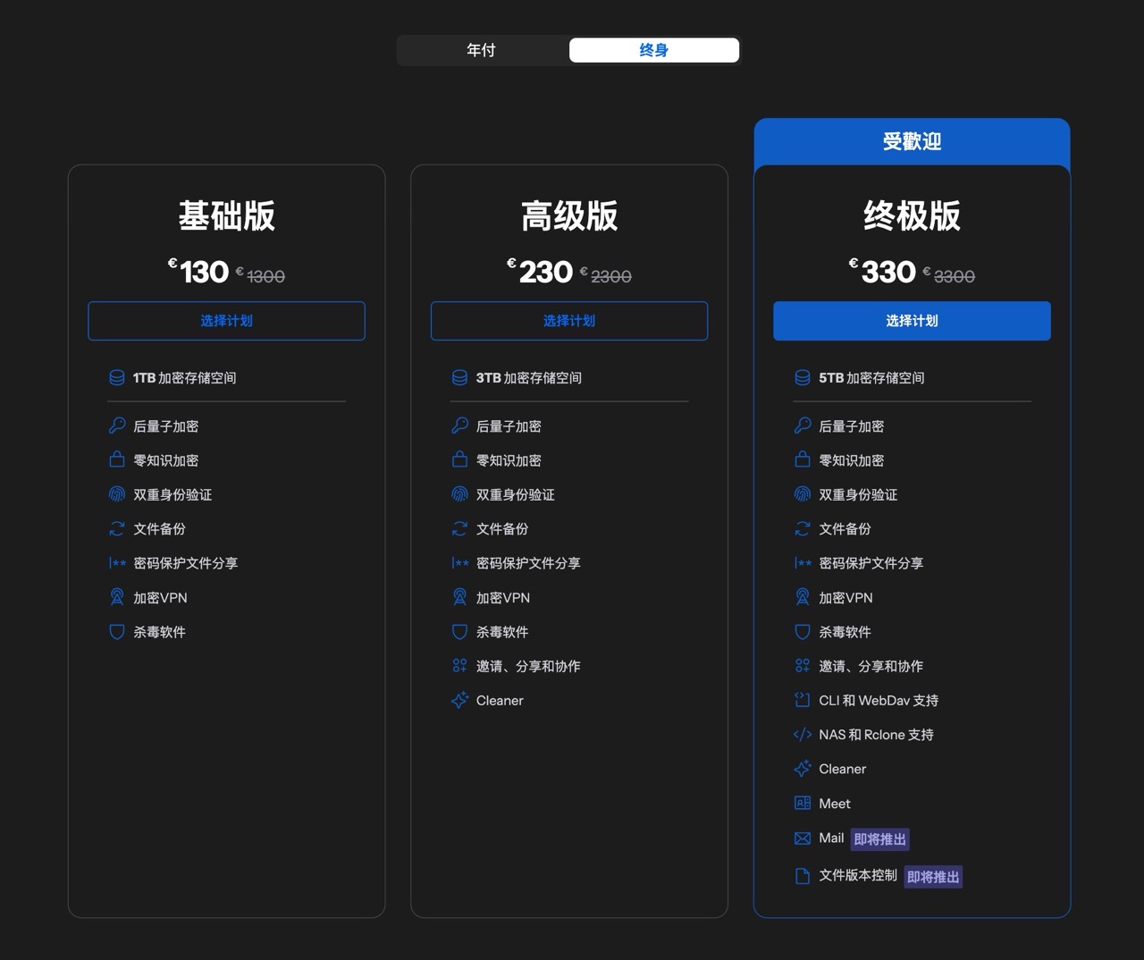 Internxt 黑色星期五優惠