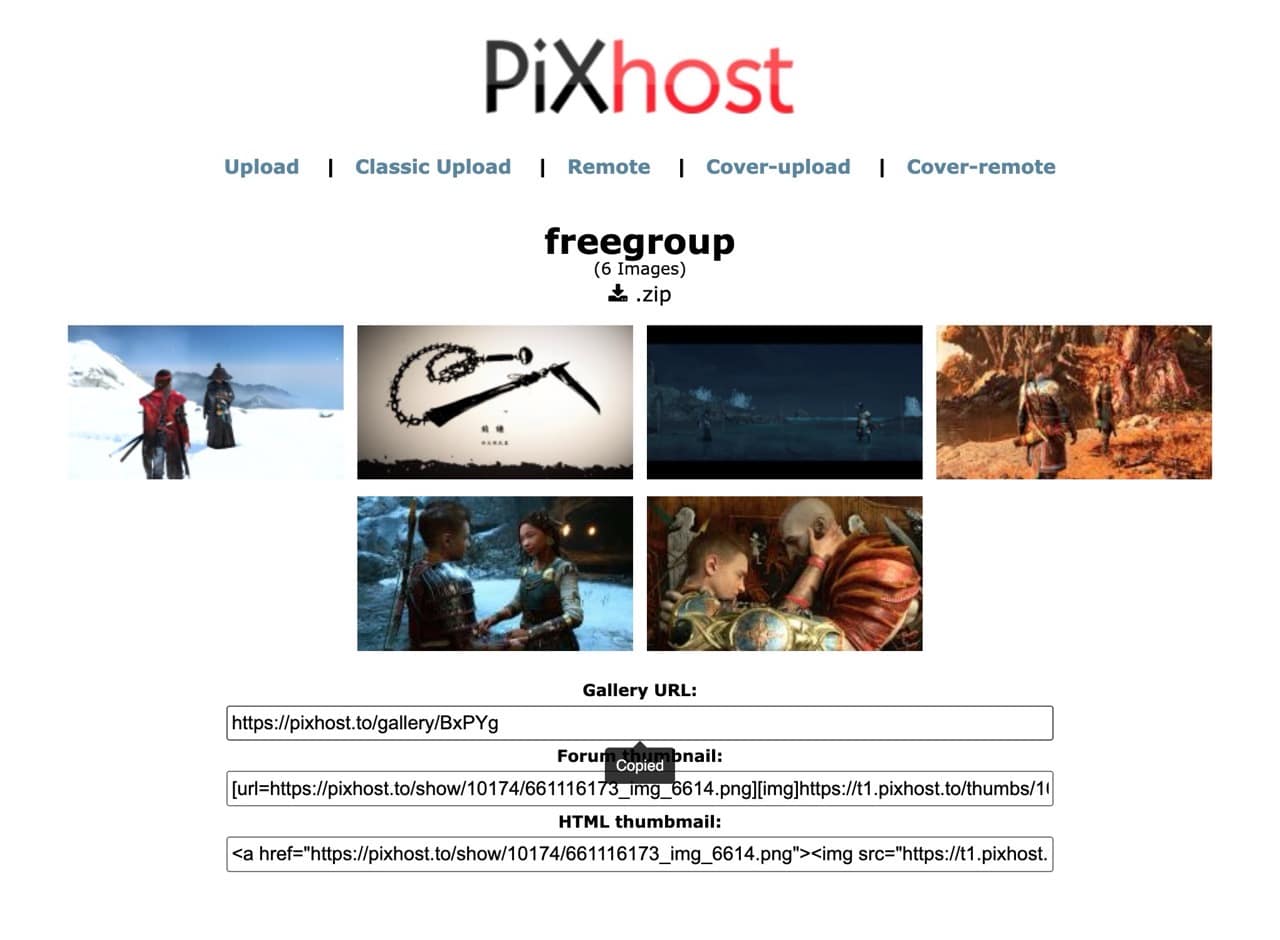 PiXhost