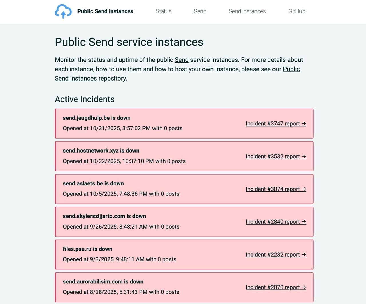 Public Send instances