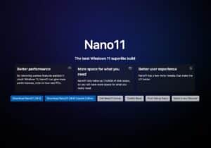 Nano11：Windows 11 超精簡版，僅 2.8 GB 適用低階電腦與虛擬機器