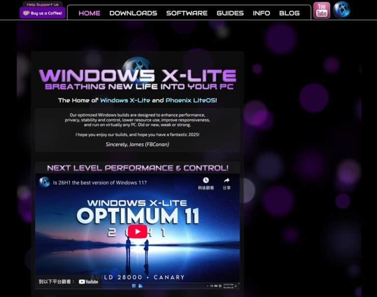 Windows X-Lite：極致精簡 Windows 11 系統，舊電腦與遊戲玩家效能救星